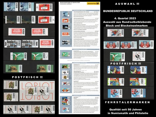Bund 2023 briefmarken - 2023, -briefmarken