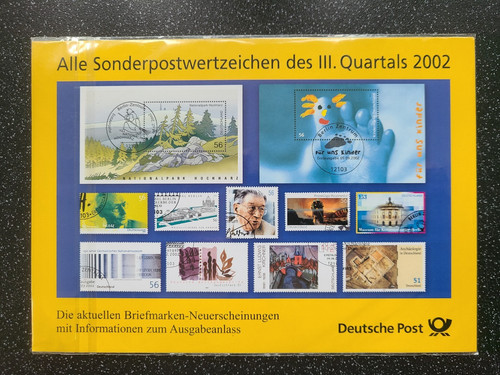 Briefmarken bund iii quartal - briefmarken,