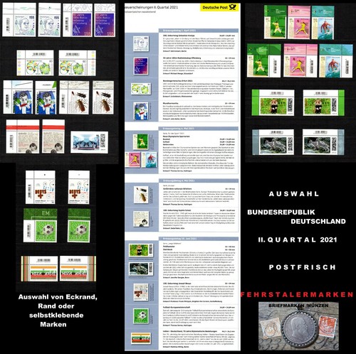 Bund 2021 briefmarken - 2021,