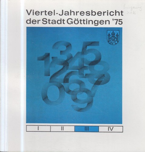 Vierteljahresbericht der stadt - der,
