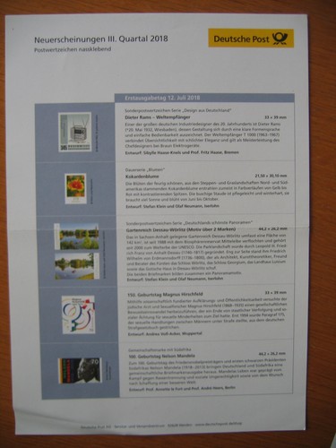 Pwz deutsche post - post, philatelie