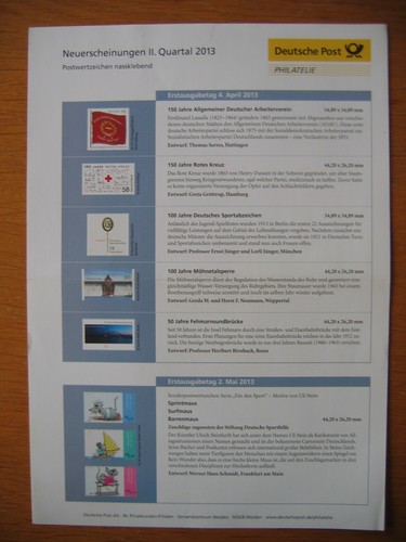 Pwz deutsche post philatelie - pwz,