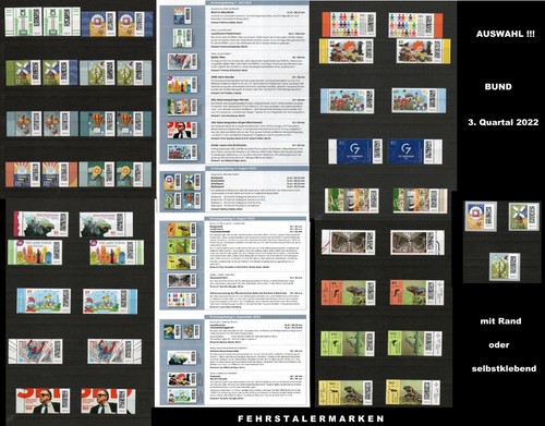 Bund 2022 briefmarken - bund,