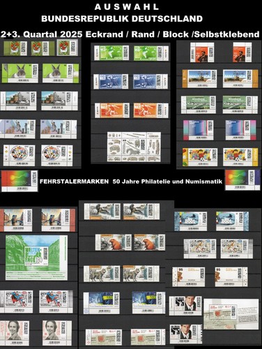 Bund 2025 briefmarken auswahl - 2025-briefmarken,